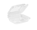 200 To-Go Pack Value Pack Food Service and Utility Container, Rectangular, Perfect for Businesses, School Snacks, Delis, Storage, Leftovers, 8.4 x 7.88 x 2.75 Inches