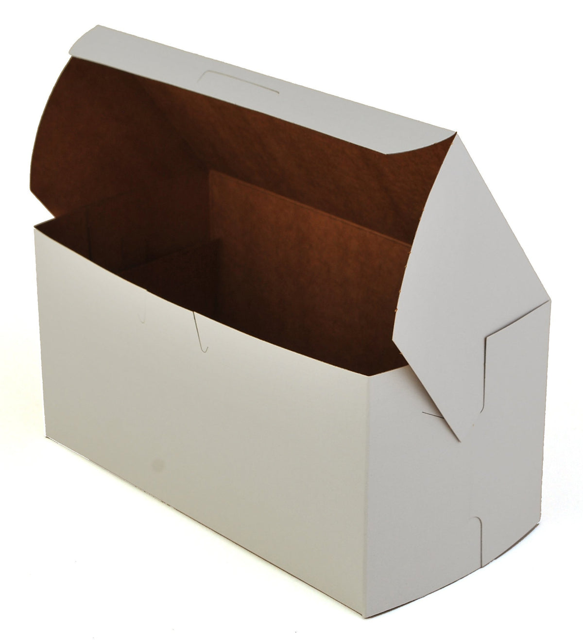 SCT White One-Piece Non-Window Bakery Boxes, 8 x 4 x 4, White, Paper, 250/Carton