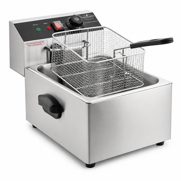 MainStreet Equipment F10E 10 lb. Electric Countertop Fryer - 110V, 1,600W - main
