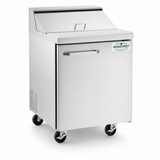 MainStreet Equipment 27" Standard Top 1 Door Refrigerated Sandwich Prep Table
