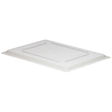 Cambro 1218CP 18" Length x 12" Width – White Solid Plastic Half Size Flat Lid for Food Boxes