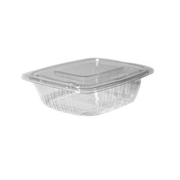 YesPac Plastics Brite Pak Oblong Deli Container Clear – 24 oz. | 256/Case