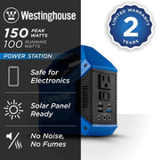 Westinghouse Outdoor iGen160s Portable Power Station, 3 3/4" x 8 1/8" - photo 2