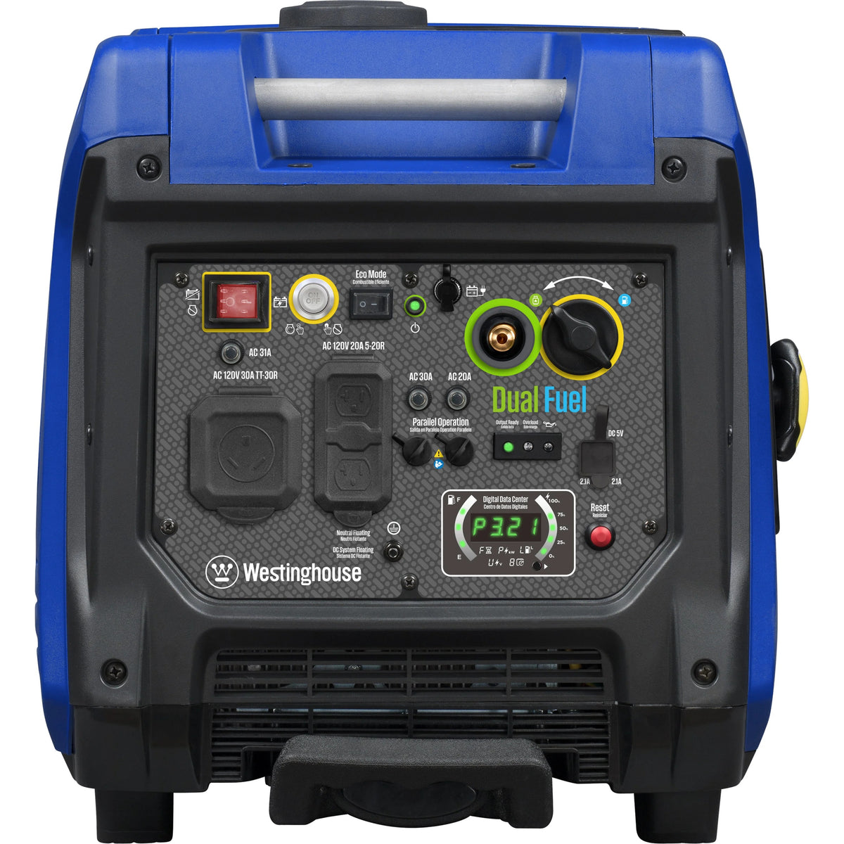 Westinghouse Outdoor iGen5000DF Inverter Generator, 17 1/2" x 24 1/2", 120V - photo 2
