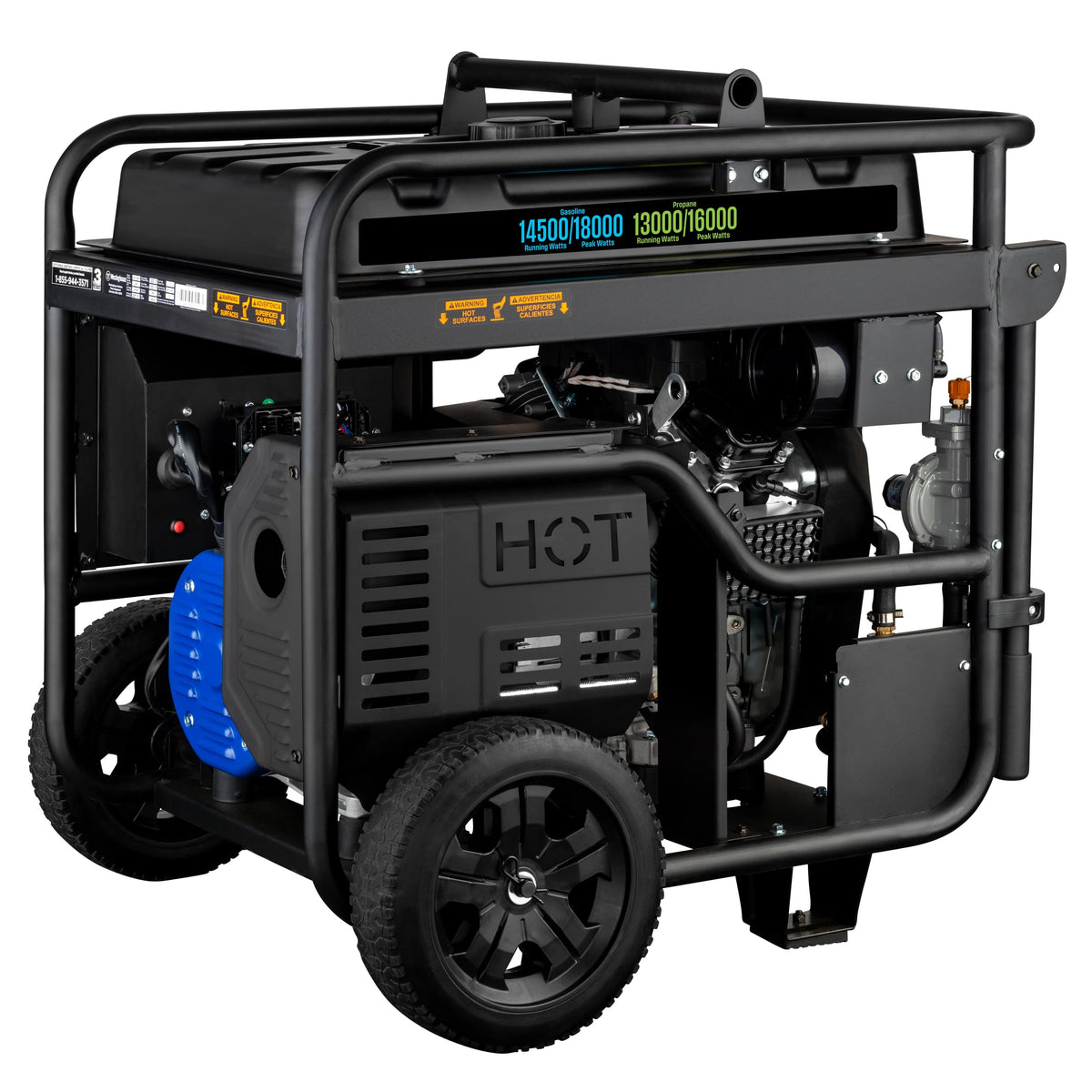 Westinghouse Outdoor WGen14500DF Portable Generator, 31" x 34", 120/240V - photo 4