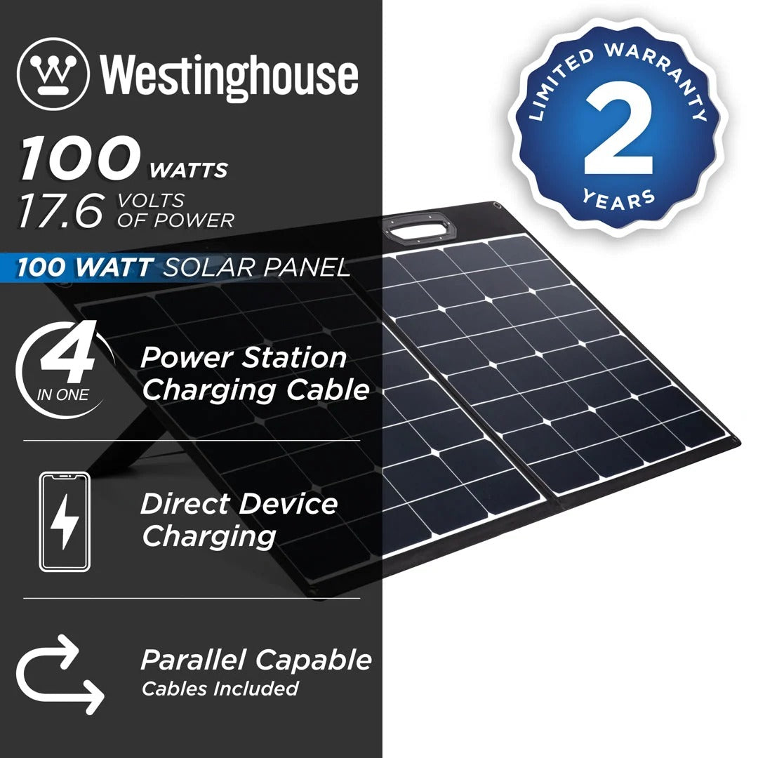 Westinghouse Outdoor WS100P Solar Panel, 21" x 42 1/2", 17.6V - photo 2