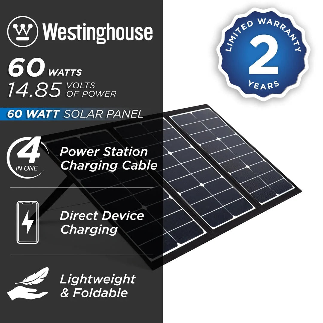 Westinghouse Outdoor WS60P Solar Panel, 18" x 41 1/2", 14.85V - photo 2