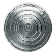 Behrens Manufacturing, LLC 38113R Galvanized Steel Lid, 21 1/2" Diameter, Silver - Default Title