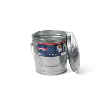 Behrens Manufacturing, LLC Galvanized Steel Trash Can, Silver - 10 gal.