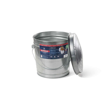 Behrens Manufacturing, LLC Galvanized Steel Trash Can, Silver - 10 gal.