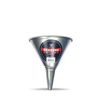 Behrens Manufacturing, LLC Galvanized Steel Funnel, Silver - 1 qt.