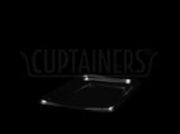 Sabert Grab a Pac Rectangular Food Container, 8" x 5 3/4", Black