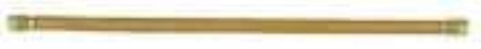 Dormont H75BIP60 3/4" Safety System Steam Connector Hose 60" Long with Coated Orange Insulating Sleeve/Heat Shield