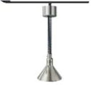 71 7/8" Track Mount Heat Lamp w/Retractable Cord - Lower Switch, Bright Nickel, 120v