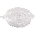 Clearseal Plastic Sandwich Hinged Container 125/Pack in Clear by DART – 21.5 liters, Plastic, Clear, Model DCCC57PST1