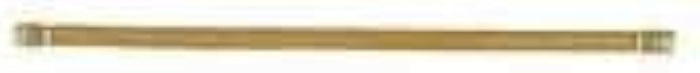 Dormont H100BIP60 1" Safety System Steam Connector Hose 60" Long with Coated Orange Insulating Sleeve/Heat Shield