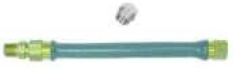 Dormont CMB37BP60 3/8" Safety System Combi-Oven Connector 60" Long with Coated Orange Insulating Sleeve/Heat Shield