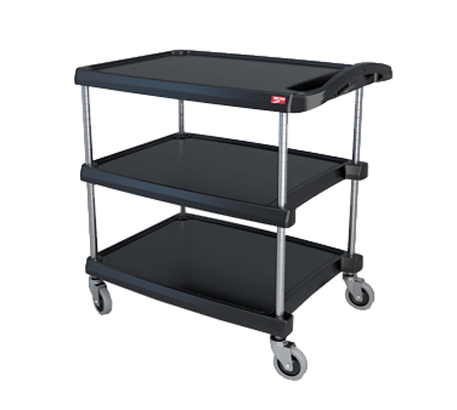 Metro (InterMetro) / Ali - MY2030-34BL - METRO Utility Cart with Lipped Plastic Shelves: 400 lb Load Capacity, 31-1/4 in