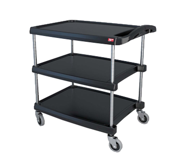 Metro (InterMetro) / Ali - MY2030-34BL - METRO Utility Cart with Lipped Plastic Shelves: 400 lb Load Capacity, 31-1/4 in