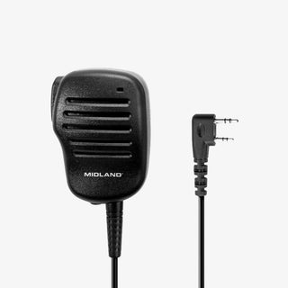 Midland Radio BA4 BizTalk Speaker Mic, Black - Default Title