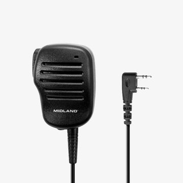 Midland Radio BA4 BizTalk Speaker Mic, Black - Default Title