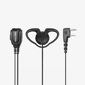 Midland Radio BA9 Headset, Black - Default Title