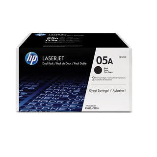 HP Inc. CE505D Toner Cartridge, Black, 2/Pack - Default Title