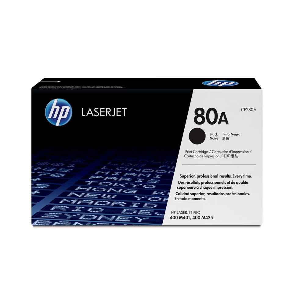 HP Inc. Toner Cartridge, Black - CF280A