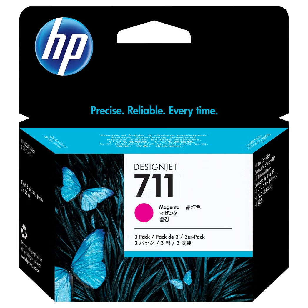 HP Inc. Ink Cartridge, 3/Pack - Magenta