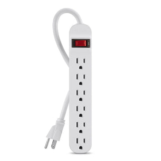 Belkin F9P609-03 Power Strip, 3 5/8" x 80", White - Default Title