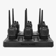 Midland Radio Radio, Black - 6/Pack