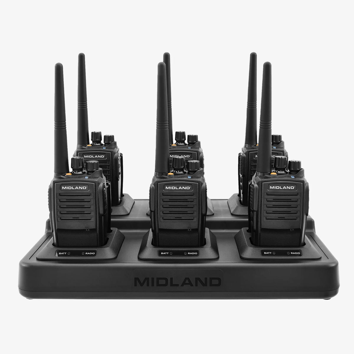 Midland Radio Radio, Black - 6/Pack