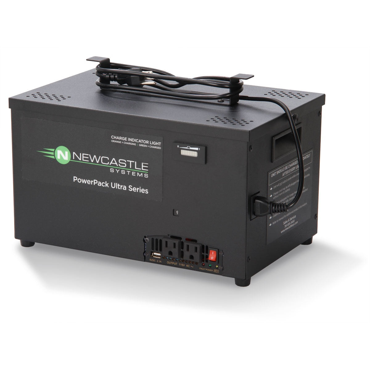 Newcastle Systems PP2.0-LI Steel Power System, 14 1/2" x 9 1/2", Black