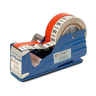 Start International Label Dispenser, 9 3/8" Long, Blue - 2 3/4"