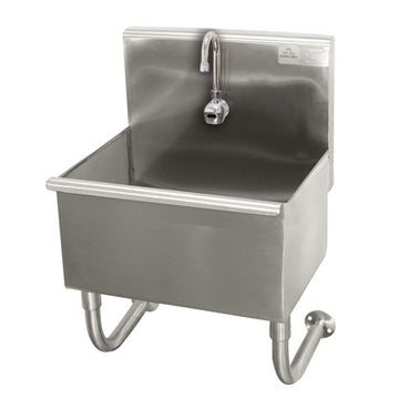 Advance Tabco 19-18-23EF Stainless Steel Hand Sink, 17 1/2" x 23", Silver - Default Title