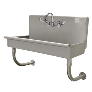 Advance Tabco 19-18-1-ADA-F Stainless Steel Sink, 19 1/2" x 40", Silver - Default Title