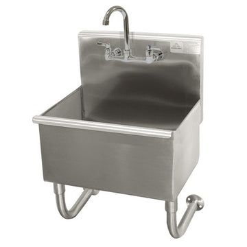 Advance Tabco Stainless Steel Sink, 23" Long, Silver - 28 1/2"