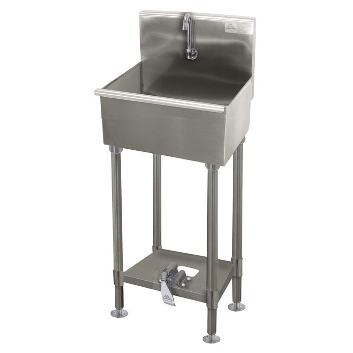 Advance Tabco Stainless Steel Sink, 23" Long, Silver - 43"