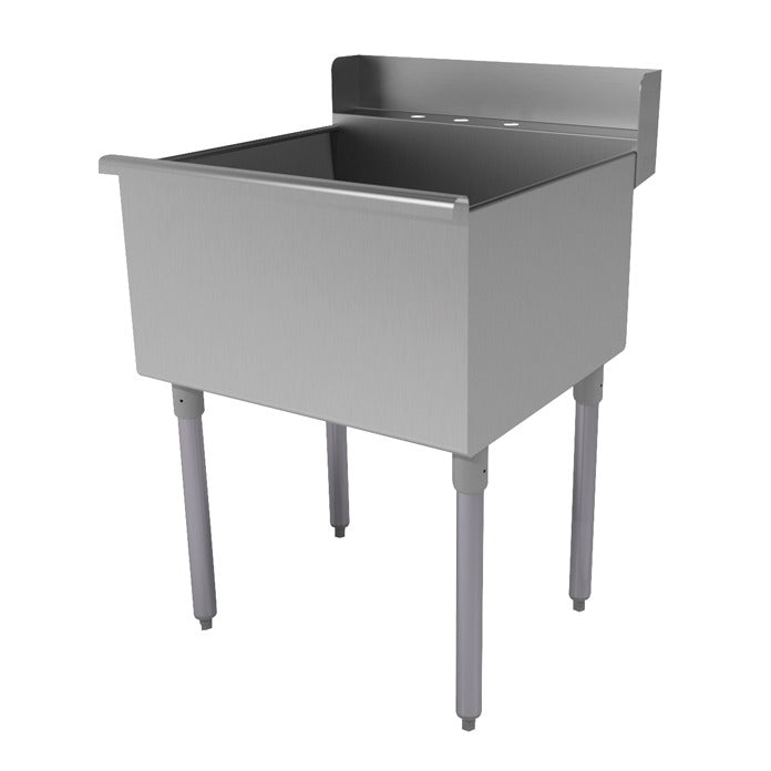 Advance Tabco Stainless Steel Budget Sink, 37" High - 26" x 18"