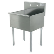 Advance Tabco Stainless Steel Sink, 24 1/2" Wide - 24"