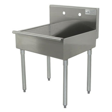 Advance Tabco 4-OP-18 Stainless Steel Sink Leg Mounted, 24 1/2" x 27" - Default Title