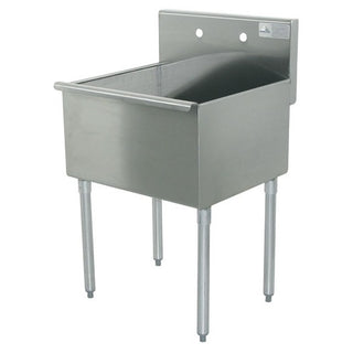 Advance Tabco Stainless Steel Sink, 24 1/2" Wide - 24"