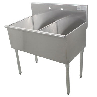 Advance Tabco 6-2-48 Stainless Steel Sink, 24 1/2" x 48" - Default Title
