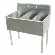 Advance Tabco Stainless Steel Sink, 24 1/2" Wide - 36"