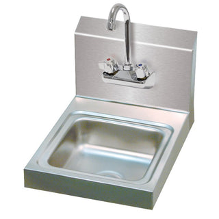 Advance Tabco 7-PS-23-EC-X Stainless Steel Hand Sink, 16" x 12", Silver - Default Title