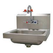 Advance Tabco 7-PS-55 Stainless Steel Hand Sink, 15 1/4" x 17 1/4" - Default Title
