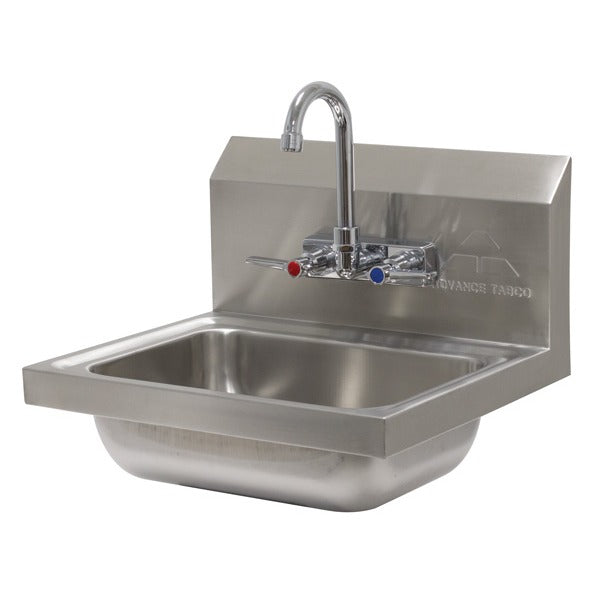 Advance Tabco 7-PS-60 Stainless Steel Hand Sink, 15 1/4" x 17 1/4" - Default Title