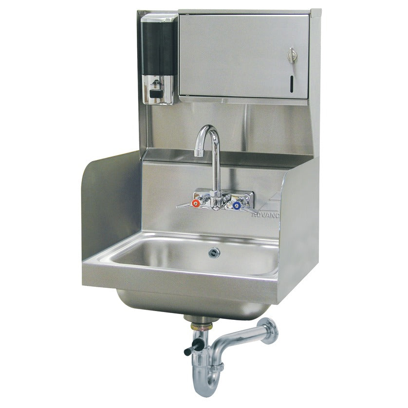 Advance Tabco 7-PS-87 Stainless Steel Hand Sink, 15 1/4" x 17 1/4" - Default Title