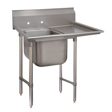 Advance Tabco 9-1-24 Stainless Steel 1 Compartment Sink, 27" Wide - 40"