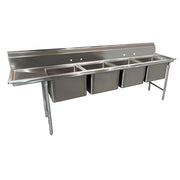 Advance Tabco 9-24-80 Stainless Steel Compartment Sink, 27" Wide - 129"